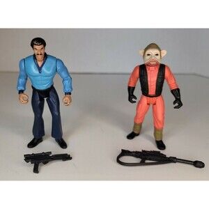 Vintage 1995/97 Kenner Star Wars POTF Rebel Leaders Lot (Lando &‎ Nien Nunb)